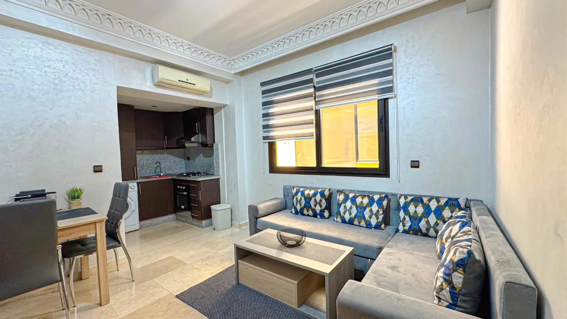 Daire Studio Moderne Avec Terrasse, Piscine Et Parking A Gueliz, Marrakech Marakeş